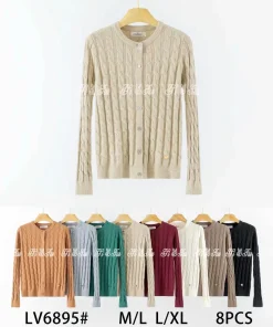 Swetry damskie, size m/l-l/xl,paczka 8szt,mix kolor