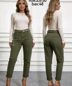 Jeansy Damskie, size 25-30,Paczka 12szt, 1 kolor