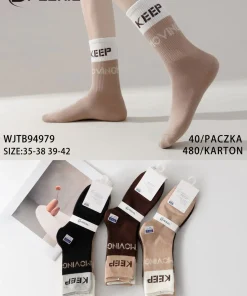 Skarpety Damskie,Size 35-42,paczka 40szt, mix kolor