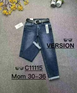 Jeansy Damskie,Size 30-36,paczka 12szt, 1 kolor