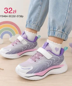 Buty Sportowe DZIECIĘCE (32-37, 8p) 1 kolor