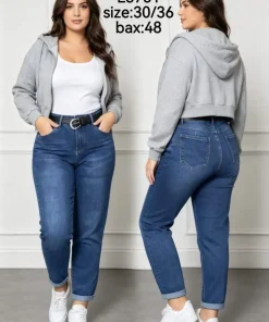 Jeansy Damskie, size 30-36,Paczka 12szt, 1 kolor
