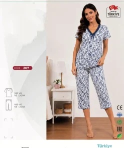 Piżama Damskie,Size 2xl-4xl,paczka 6szt, 1 kolor