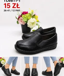 Buty Półbuty Damskie (36-41, 12par) 1 kolor