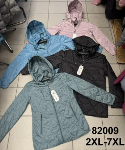Kurtki damskie ,size 2xl-7xl,,Paczka 6szt ,1kolor