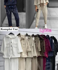Komplety Damskie WŁOSKA,Size uni,paczka 6szt, mix kolor