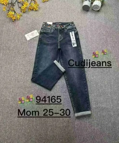 Jeansy Damskie, size 25-30,Paczka 12szt, 1 kolor