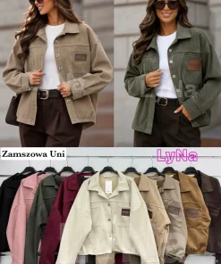 Kurtki Damskie WŁOSKA,Size uni,paczka 6szt, mix kolor