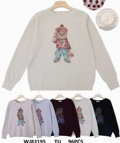Swetry damskie,size uni,Paczka 8szt ,mix kolor