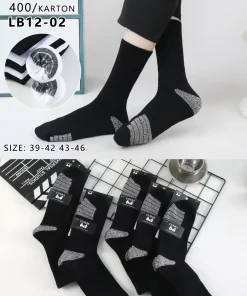 Skarpety MĘSKIE,Size 39-46,paczka 40szt, 1 kolor