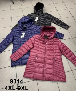 Kurtki damskie,size 4xl-9xl,paczka 6szt ,1kolor