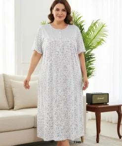 Koszule nocne damskie,size m-3xl, Paczka 10szt ,mix kolor