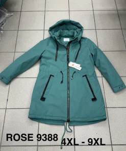 Kurtki damskie,size 4-9xl,paczka 6szt ,1kolor