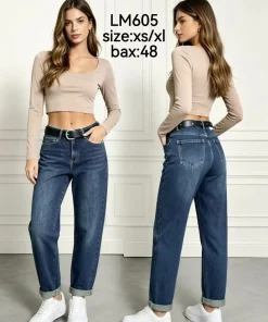 Jeansy Damskie,Size xs-xl,paczka 12szt, 1 kolor