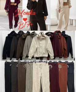 Komplety Damskie WŁOSKA,Size uni,paczka 6szt, mix kolor