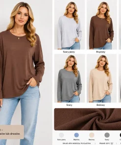 Bluzki Damskie,Size xl/2xl-2xl/3xl,paczka 12szt, mix kolor