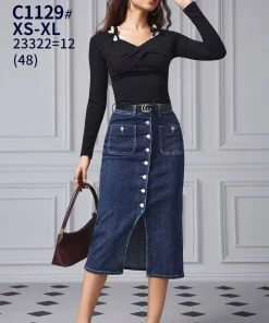 Spódnica długa damskie,size xs-xl,paczka 12szt ,1kolor