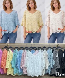 Bluzki damskie, size uni,paczka 6szt,mix kolor