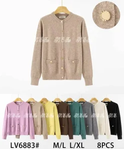 Swetry damskie, size m/l-l/xl,paczka 8szt,mix kolor
