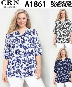 Bluzki damskie, size m-4xl,paczka 12szt,mix kolor