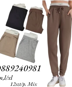 Spodnie Damskie,Size s/m-l/xl,paczka 12szt, mix kolor