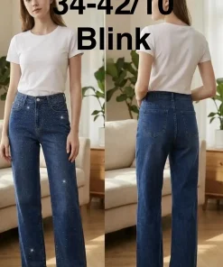 Jeansy Damskie,Size 34-42,paczka 10szt, 1 kolor