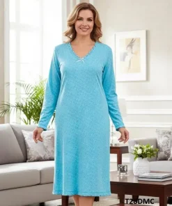Koszule nocne damskie,size l-4xl, Paczka 10szt ,mix kolor