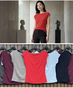 Bluzki Damskie , size uni ,paczka 6szt,mix kolor