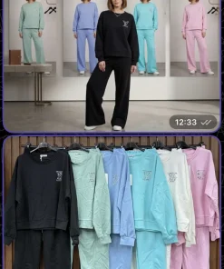 Komplety Damskie WŁOSKA,Size uni,paczka 6szt, mix kolor