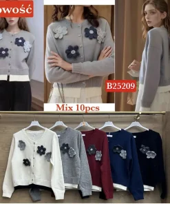 Swetry Damskie ,size uni,paczka 10szt,mix kolor