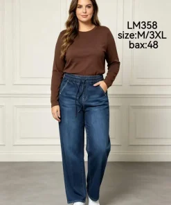 Jeansy Damskie, size m-3xl,Paczka 12szt, 1 kolor