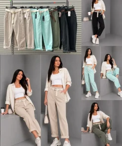Spodnie damskie,Size uni,paczka 6szt,mix kolor
