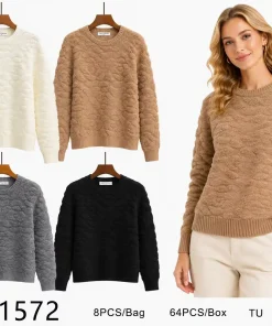 Swetry damskie,size uni,paczka 8szt ,mix kolor