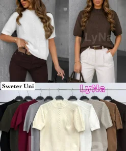 Swetry Damskie WŁOSKA,Size uni,paczka 6szt, mix kolor