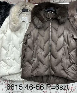 Kurtki damskie ,size 46-56,Paczka 6szt ,1kolor