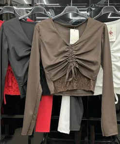 Bluzki Damskie WŁOSKA,Size uni,paczka 6szt, mix kolor