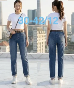 Jeansy Damskie, size 30-42,Paczka 12szt ,1 kolor