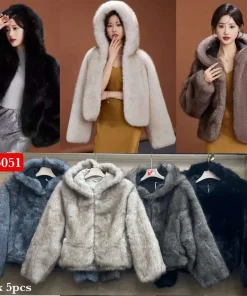 Kurtki damskie, size uni,paczka 5szt,mix kolor