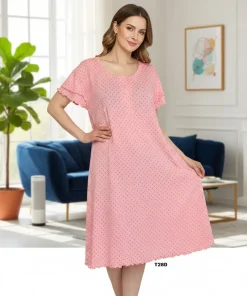 Koszule nocne damskie,size m-3xl, Paczka 10szt ,mix kolor