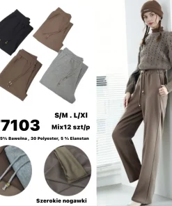 Spodnie Damskie, size s/m-l/xl,Paczka 12szt ,mix kolor