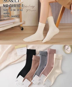 Skarpety Damskie,size 35-42,Paczka 40szt ,mix kolor