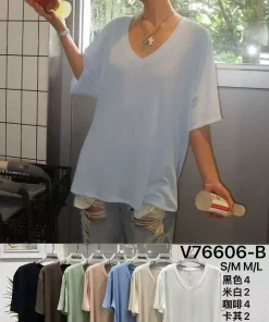 Bluzki damskie,size s/m-m/l,Paczka 18szt,mix kolor
