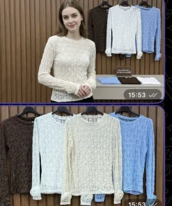 Bluzki Damskie WŁOSKA,Size uni,paczka 6szt, mix kolor
