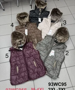 Kamizelki damskie,size m-4xl,paczka 6szt ,1kolor
