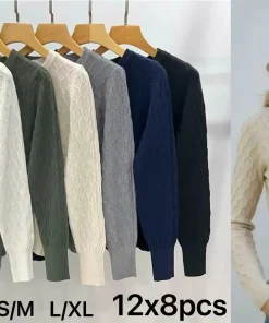Swetry damskie,Size s/m-l/xl,paczka 8szt, mix kolor