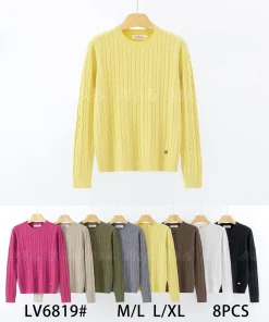 Swetry Damskie,size m/l-l/xl,paczka 8szt ,mix kolor