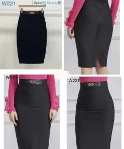 Spódnica damskie,size uni,Paczka 9szt,mix kolor