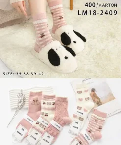Skarpety Damskie,size 35-42,Paczka 40szt ,mix kolor