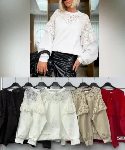 Bluzki Swetry Damskie WŁOSKA,Size uni,paczka 6szt, mix kolor
