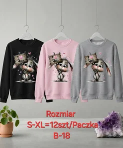 Bluzy, damskie,size s-xl,paczka 12szt,mix kolor